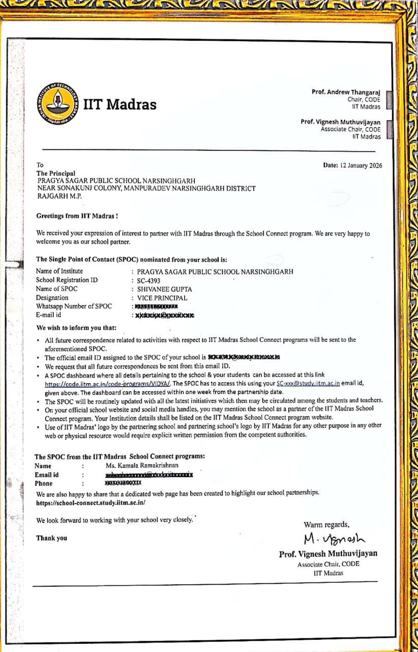 IIT MADRAS School Connect Program