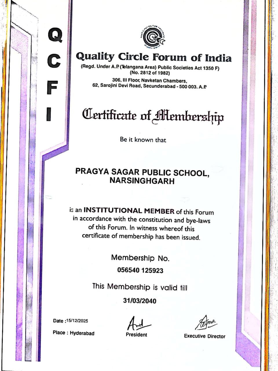 QCFI Membership